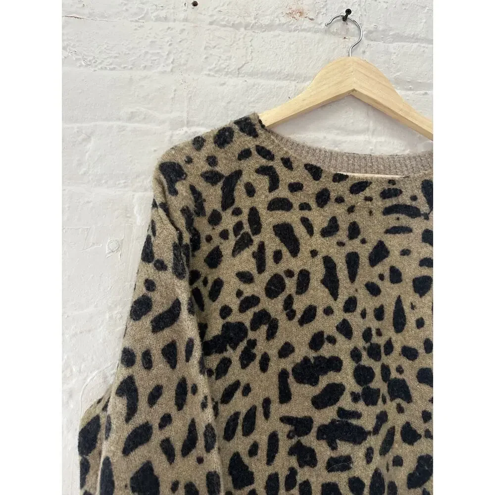 Dries Van Noten Leopard Print Sweater